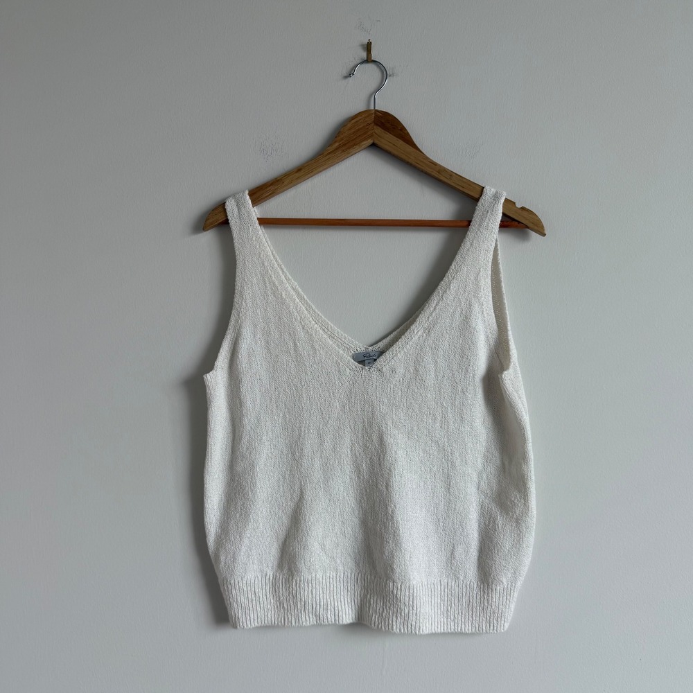 Women's Rails Maise Cotton Top in White Size Medium - Picture 2 of 8